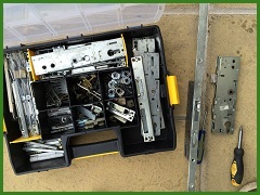 a range of locks to repair most doors